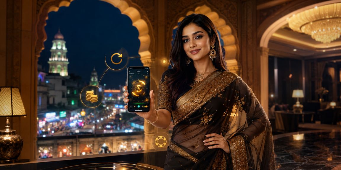 ময়মনসিংহের রাতের বাজারে বসে g111 রিবেট বোনাস ব্যবহার করছেন একজন ব্যবহারকারী