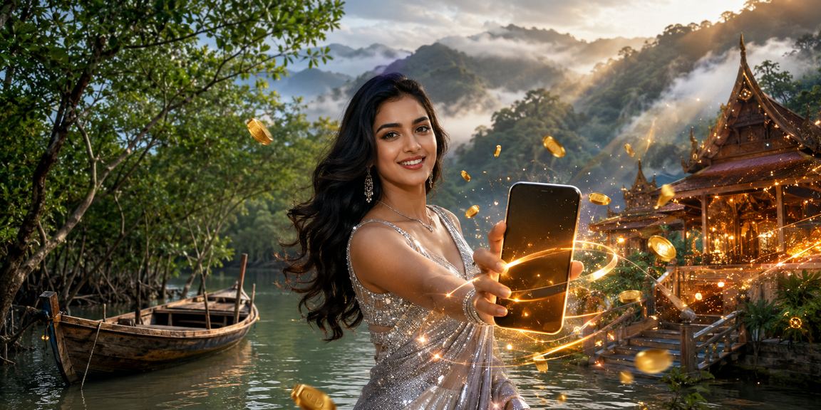 সুন্দরবন অঞ্চলে মোবাইলে পেমেন্ট ও স্পোর্টস বেটিং করছেন একজন বাংলাদেশি ব্যবহারকারী